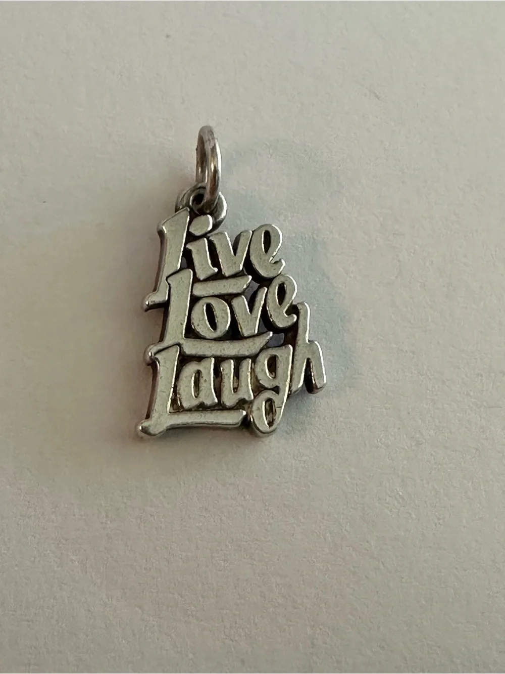 Retired James Avery Live Love Laugh Charm